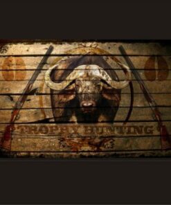 Trophy Hunting - Hunting Vintage Sign