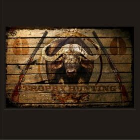 Trophy Hunting - Hunting Vintage Sign