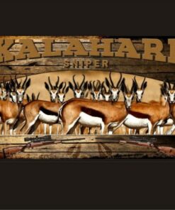 Kalahari Sniper - Hunting Vintage Sign
