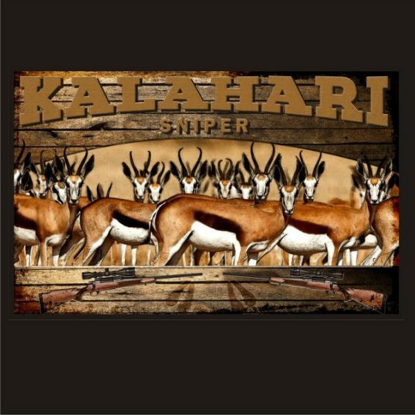 Kalahari Sniper - Hunting Vintage Sign