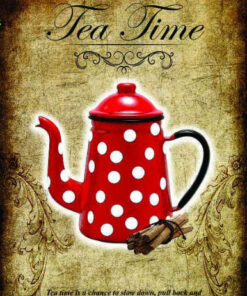 Tea Pot Vintage Sign