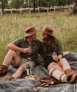 Genuine Leather Safari Hat