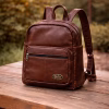 Leather Back Pack